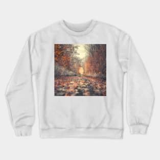 Forest Photography, Forest Pathways, Scandinavian, Nordic, Nature Photography Crewneck Sweatshirt